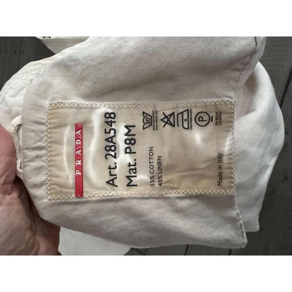 Prada Sport Vintage 2000's Utility Jacket - Neutrals Jacket Size 42 - Picture 10 of 11